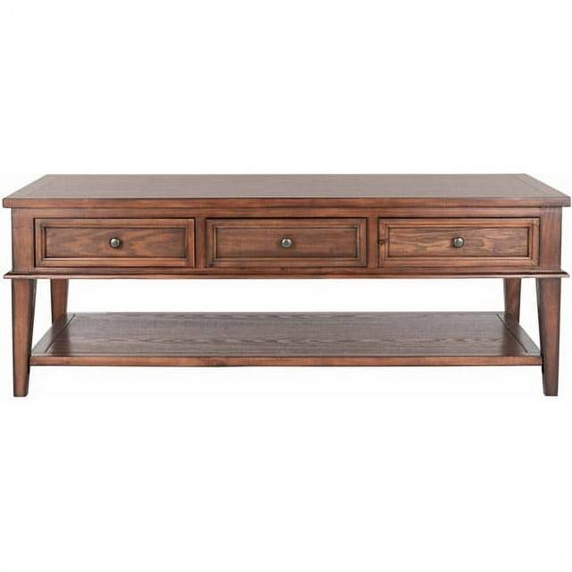 Manelin Coffee Table - Sepia - Safavieh