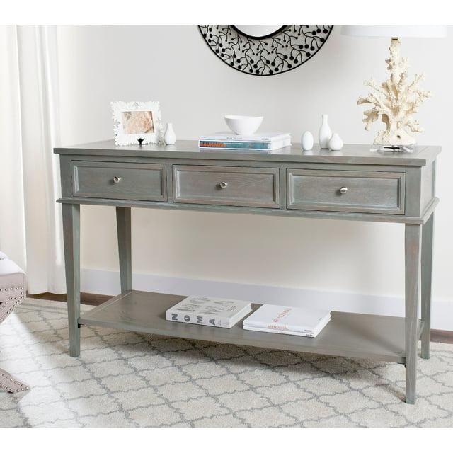 Manelin Console - AMH6641C - Gray - Safavieh Couture
