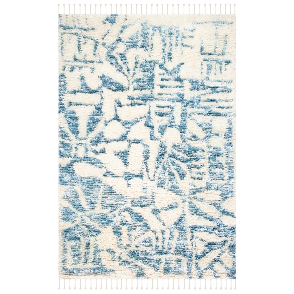 Union Rustic Duena Hand Knotted 80% Wool And 20% Viscose Abstract Rug