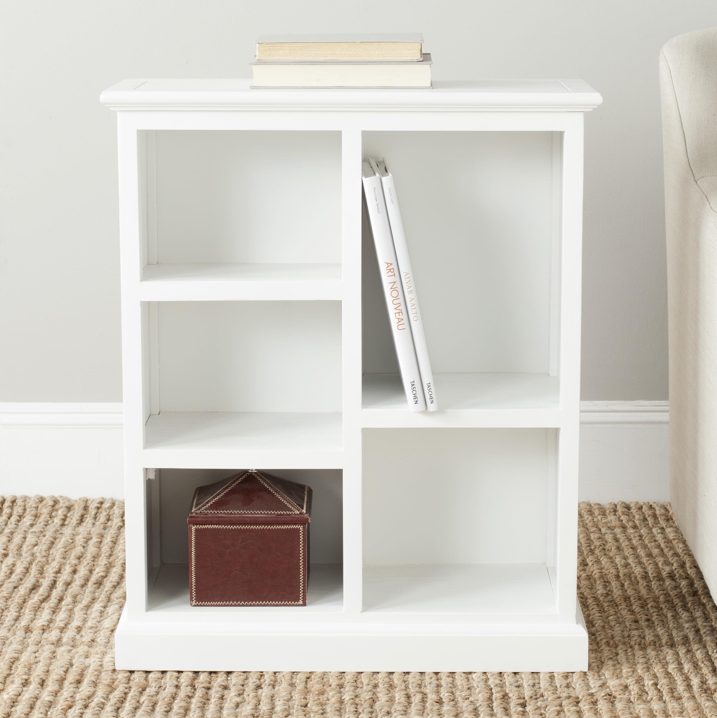 Maralah 25'' White Transitional 5-Shelf Bookcase