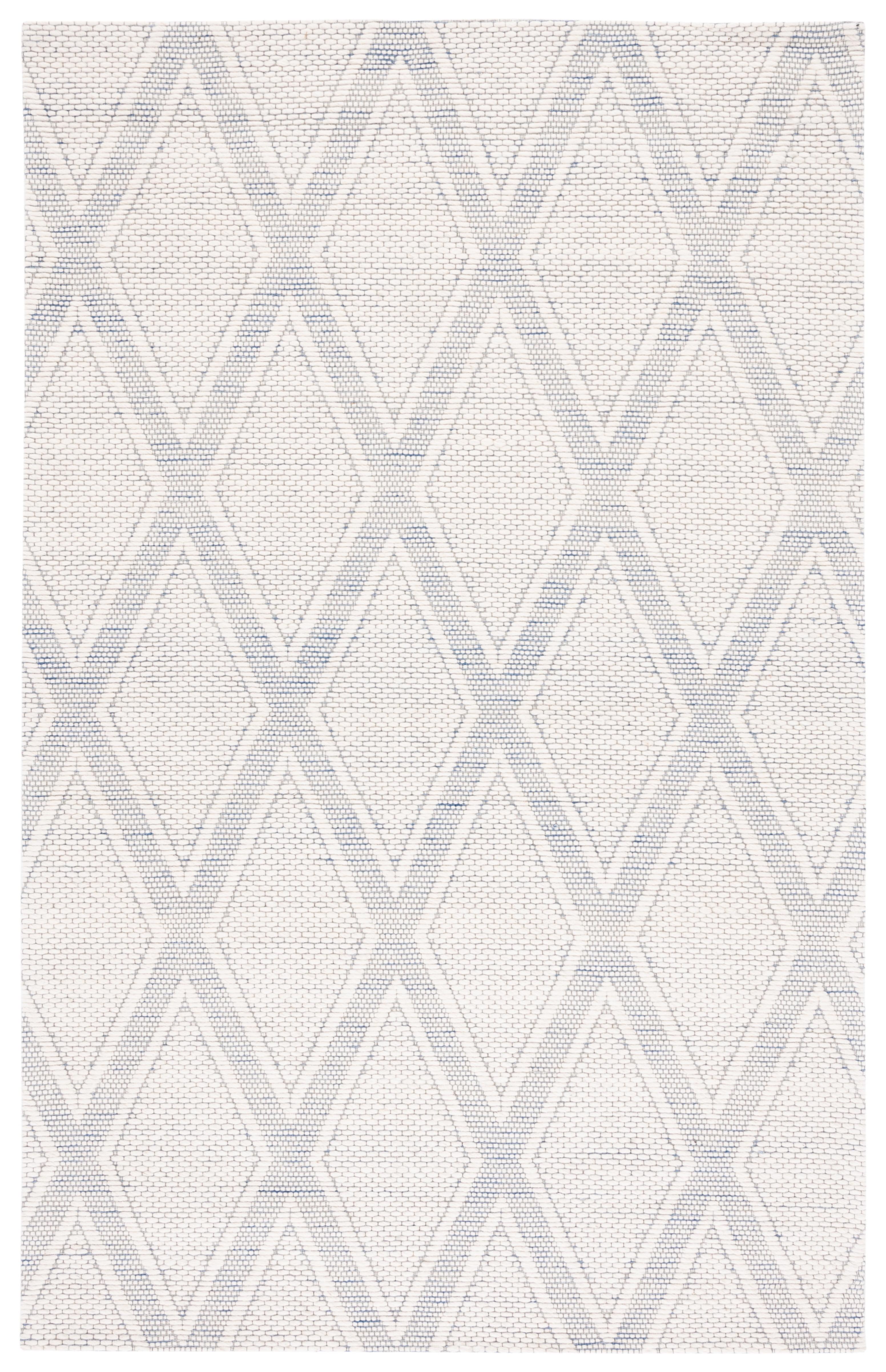 Marbella MRB326 Hand Woven Area Rug - Navy/Ivory - 4'x6' - Safavieh.