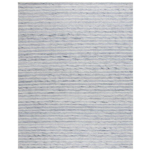 SAFAVIEH Marbella Cassandra Distressed Area Rug, Blue/Ivory, 8' x 10'