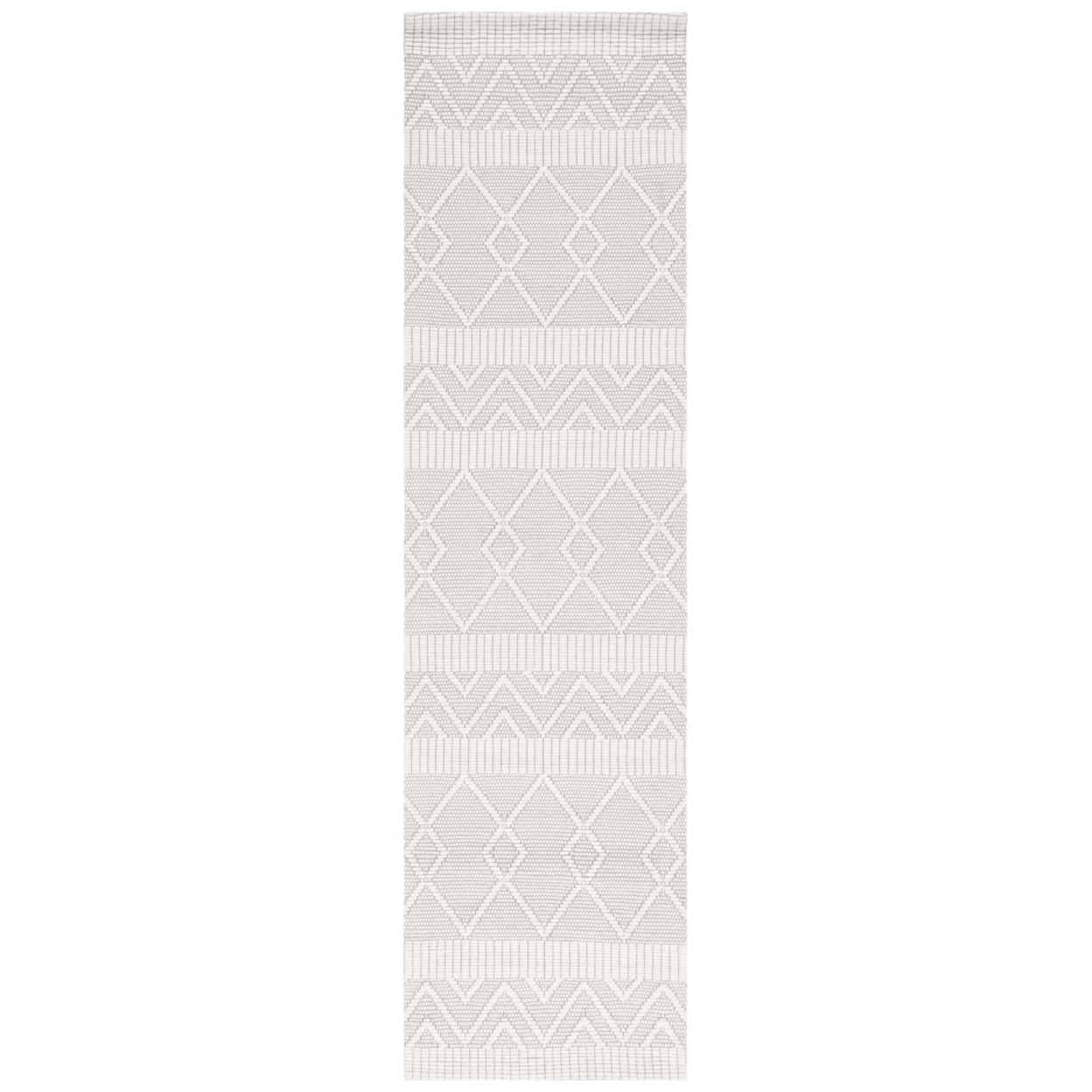 Marbella MRB908 Hand Loomed Runner Rug - Ivory/Beige - 2'3"x9' - Safavieh.