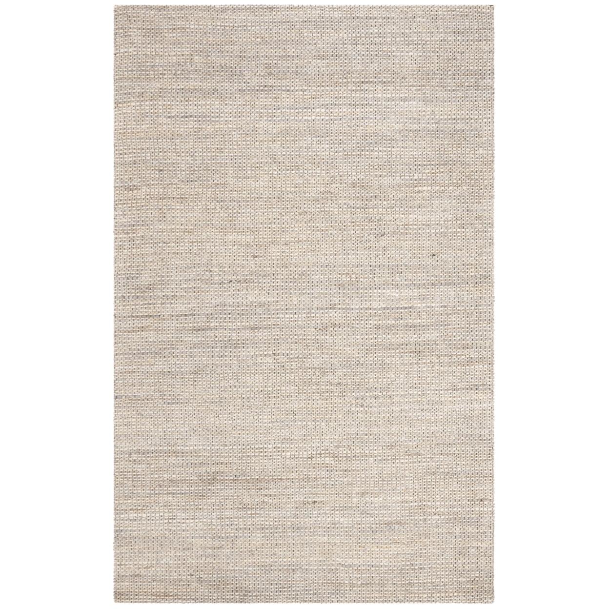 SAFAVIEH Marbella Christina Solid Area Rug, Light Grey, 4' x 6'