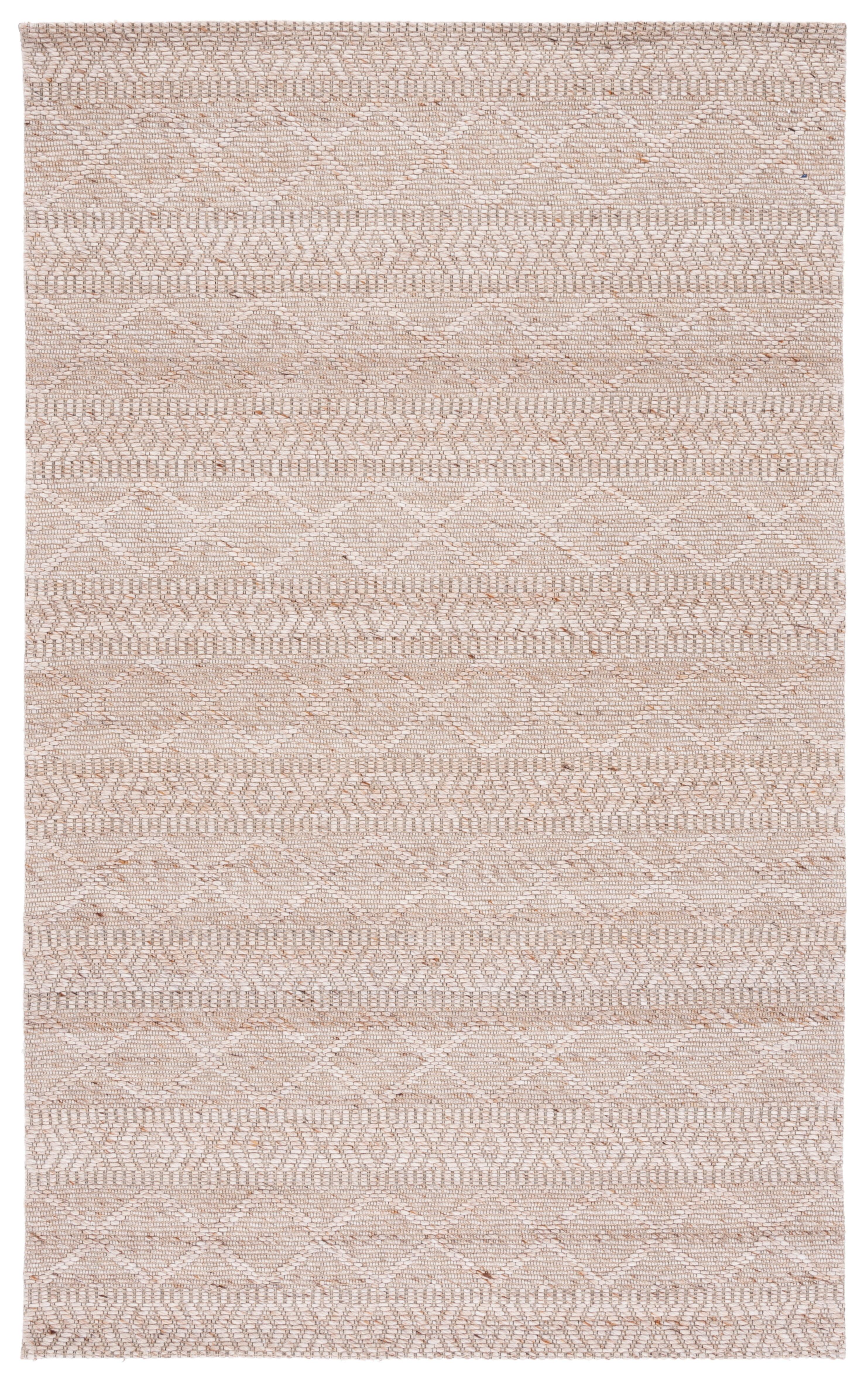 Marbella MRB751 Flat Weave Indoor Area Rug - Natural/Beige - 8'x10' - Safavieh