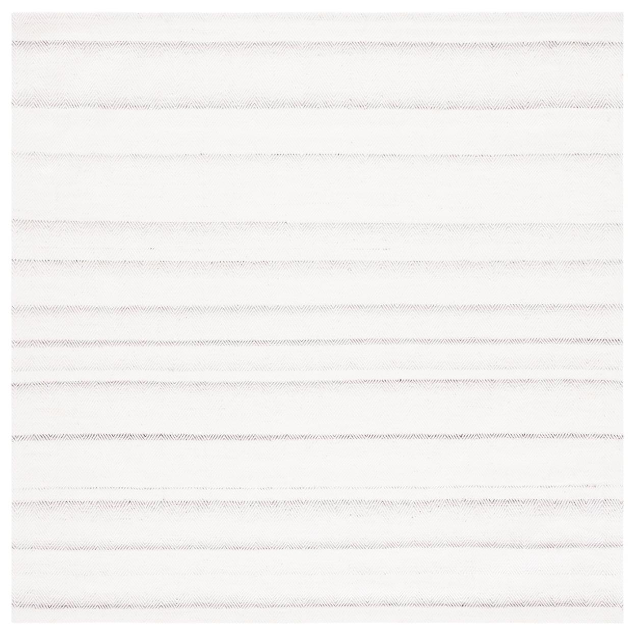 Marbella MRB313 Hand Woven Area Rug - Grey/Ivory - 6'x6' - Safavieh.