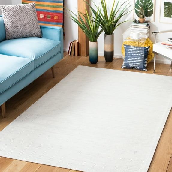 Marbella MRB313 Hand Woven Area Rug - Silver/Ivory - 8'x10' - Safavieh.