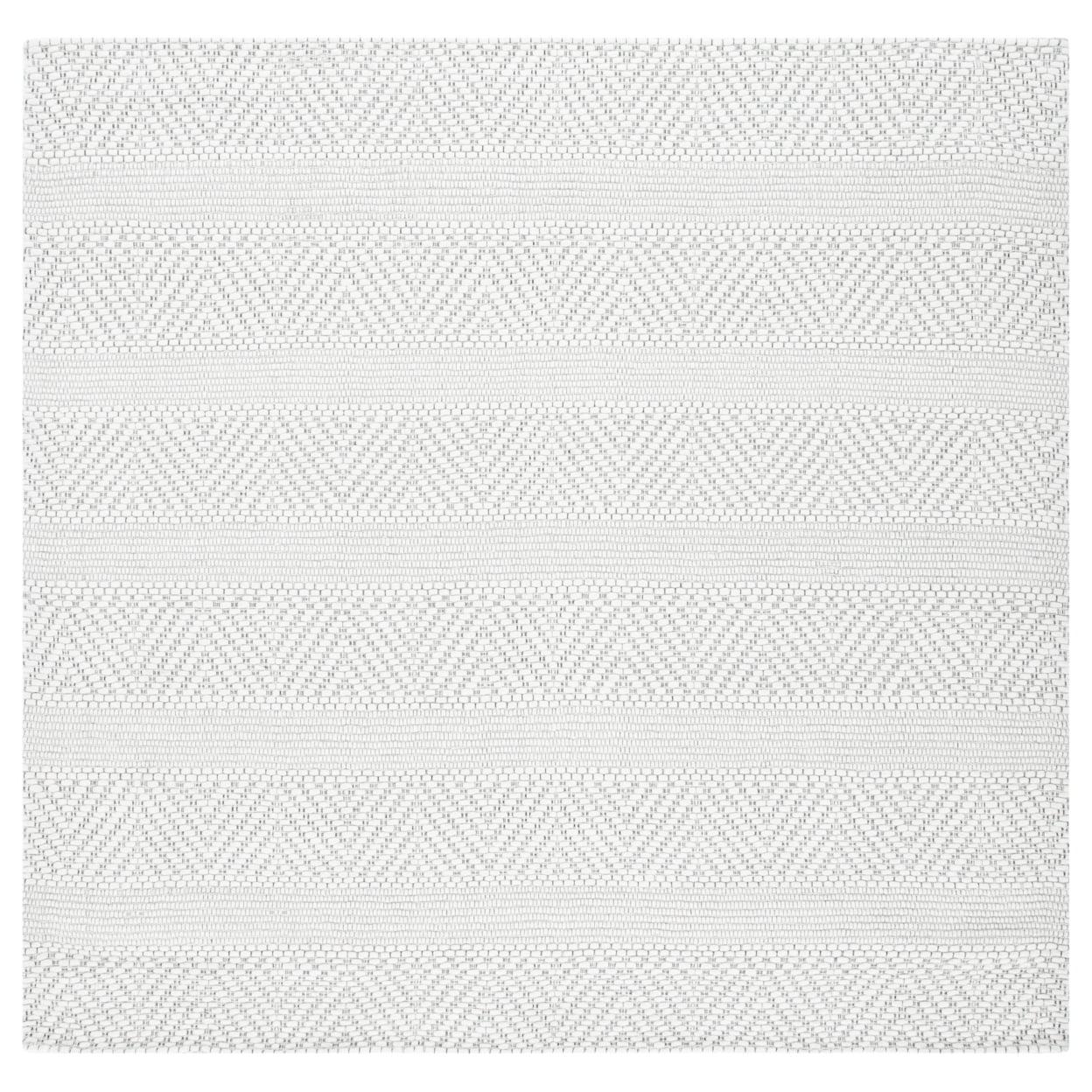 Marbella MRB554 Power Loomed Indoor Area Rug - Ivory - 7'x7' - Safavieh