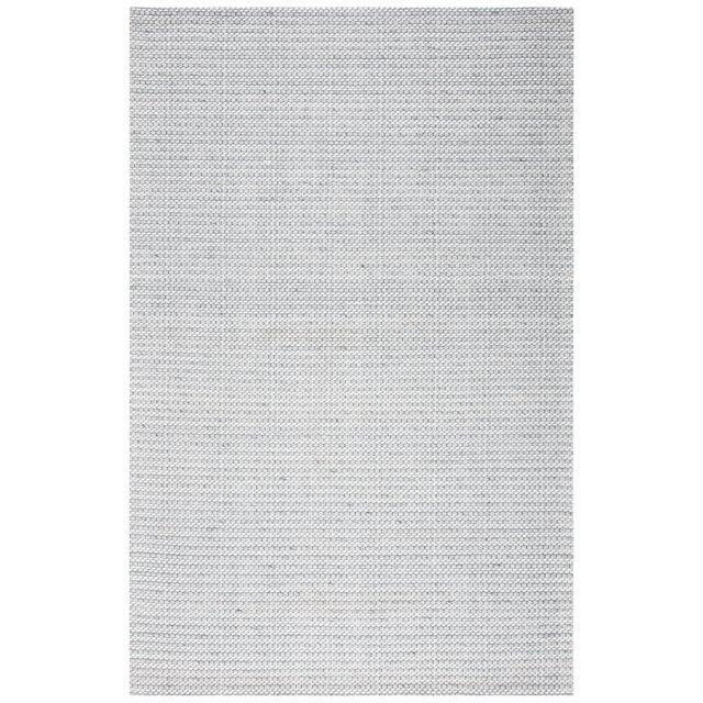 SAFAVIEH Marbella Alicia Geometric Diamonds Wool Area Rug, Silver/Ivory, 10' x 14'