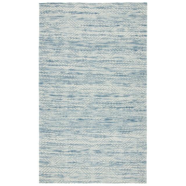 Marbella MRB452 Hand Loomed Indoor Runner Rug - Light Blue/Beige - 2'3"x8' - Safavieh