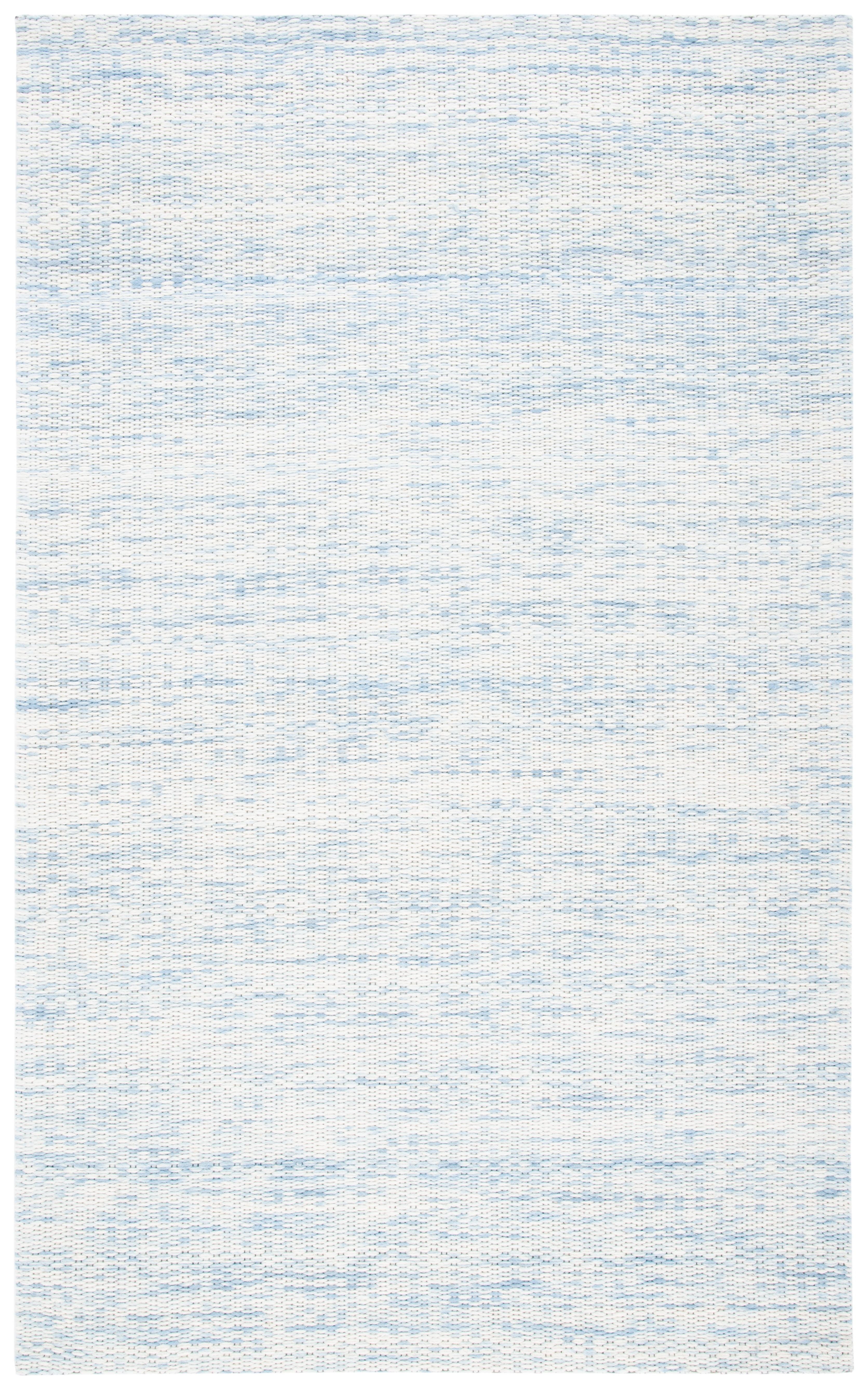 Marbella MRB311 Hand Woven Indoor Area Rug - Blue/Ivory - 5'x8' - Safavieh