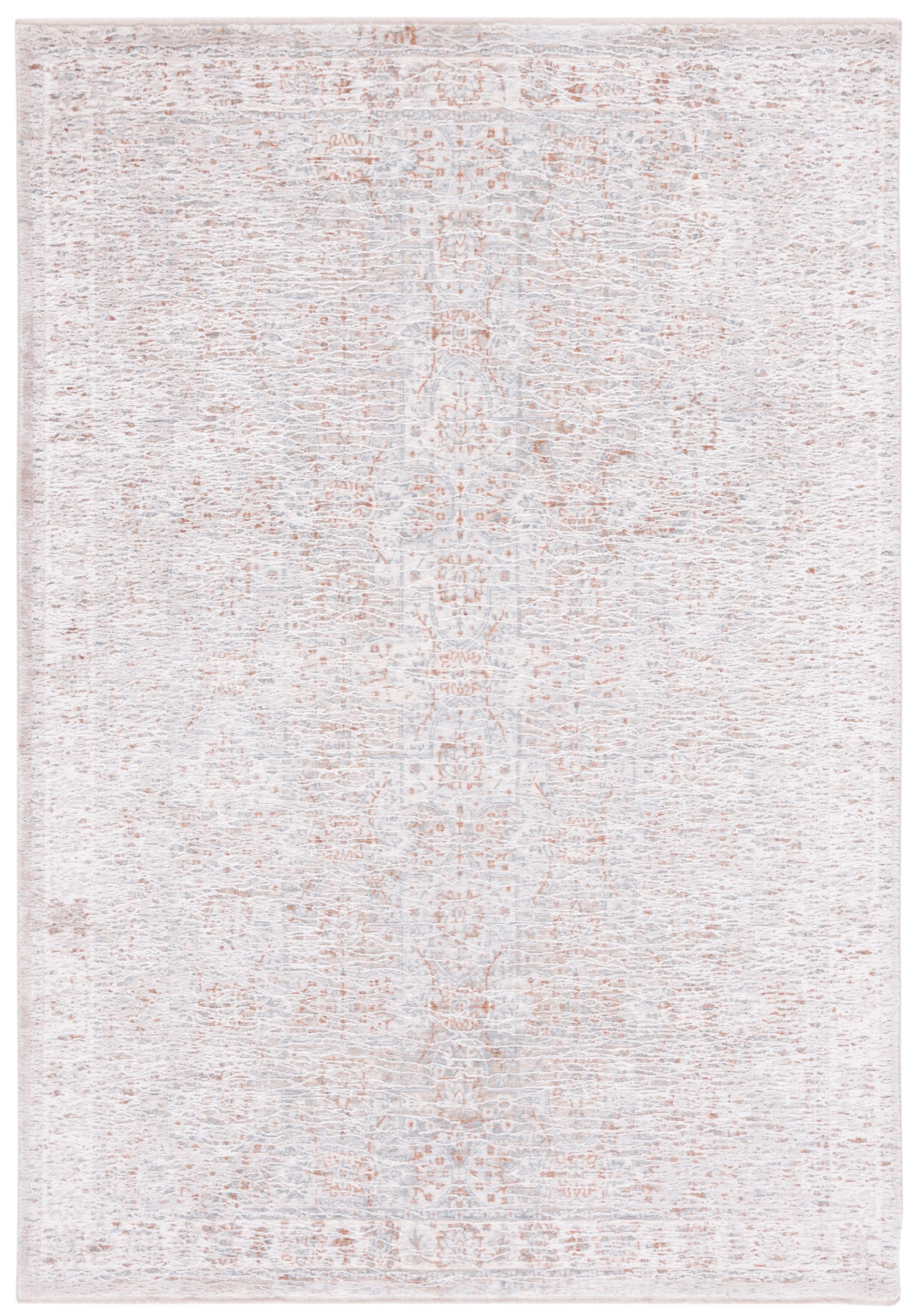 Marmara MRM302 Power Loomed Area Rug - Beige/Blue Rust - 9'x12'1" - Safavieh.