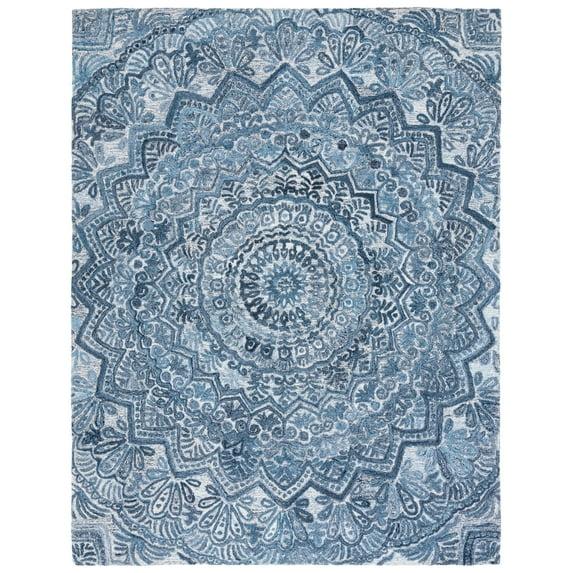 Marquee MRQ110 Hand Tufted Indoor Accent Rug - Blue/Grey - 3'x5' - Safavieh