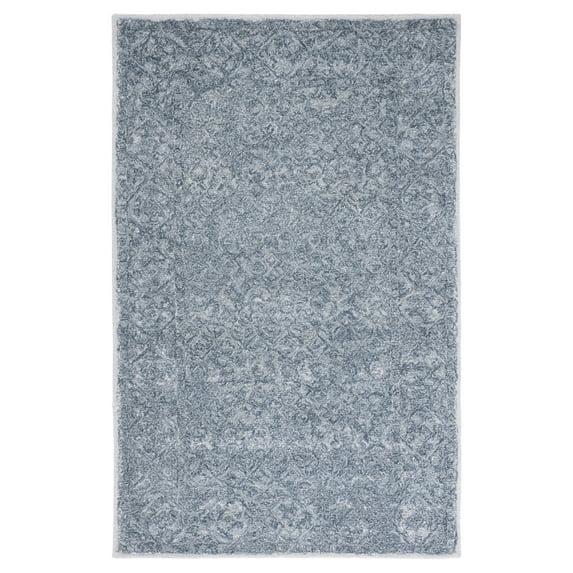 Marquee MRQ201 Hand Tufted Indoor Accent Rug - Blue/Grey - 4'x6' - Safavieh