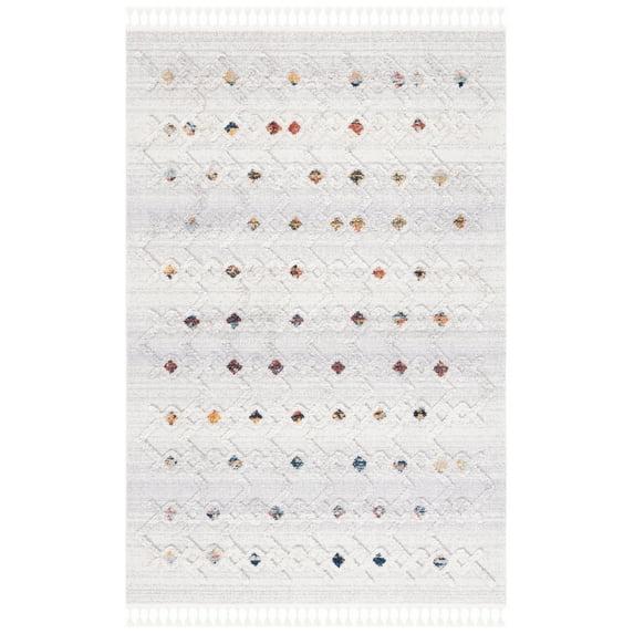 Marrakesh MRK568 Power Loomed Area Rug - Grey/Light Grey - 5'3"x7'6" - Safavieh.