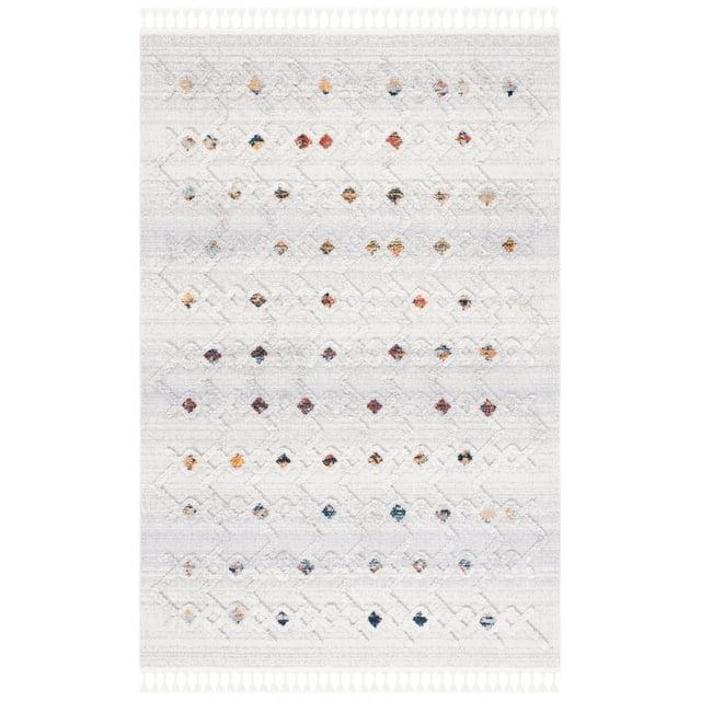 Marrakesh MRK568 Power Loomed Area Rug - Grey/Light Grey - 5'3"x7'6" - Safavieh.