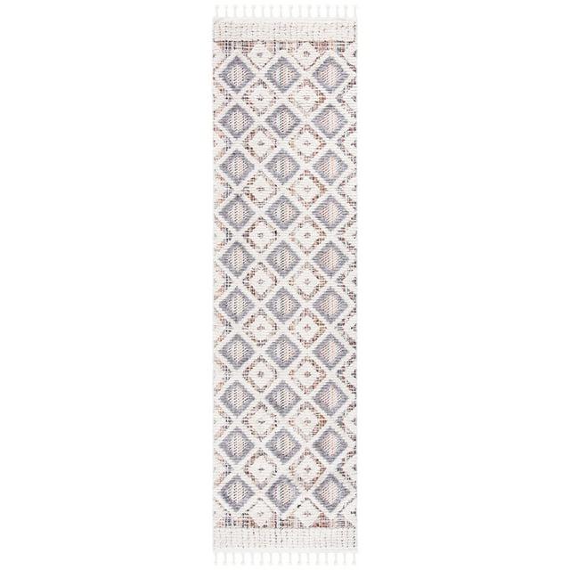 Marrakesh MRK523 Power Loomed Runner Rug - Grey/Multi - 2'2"x10' - Safavieh.