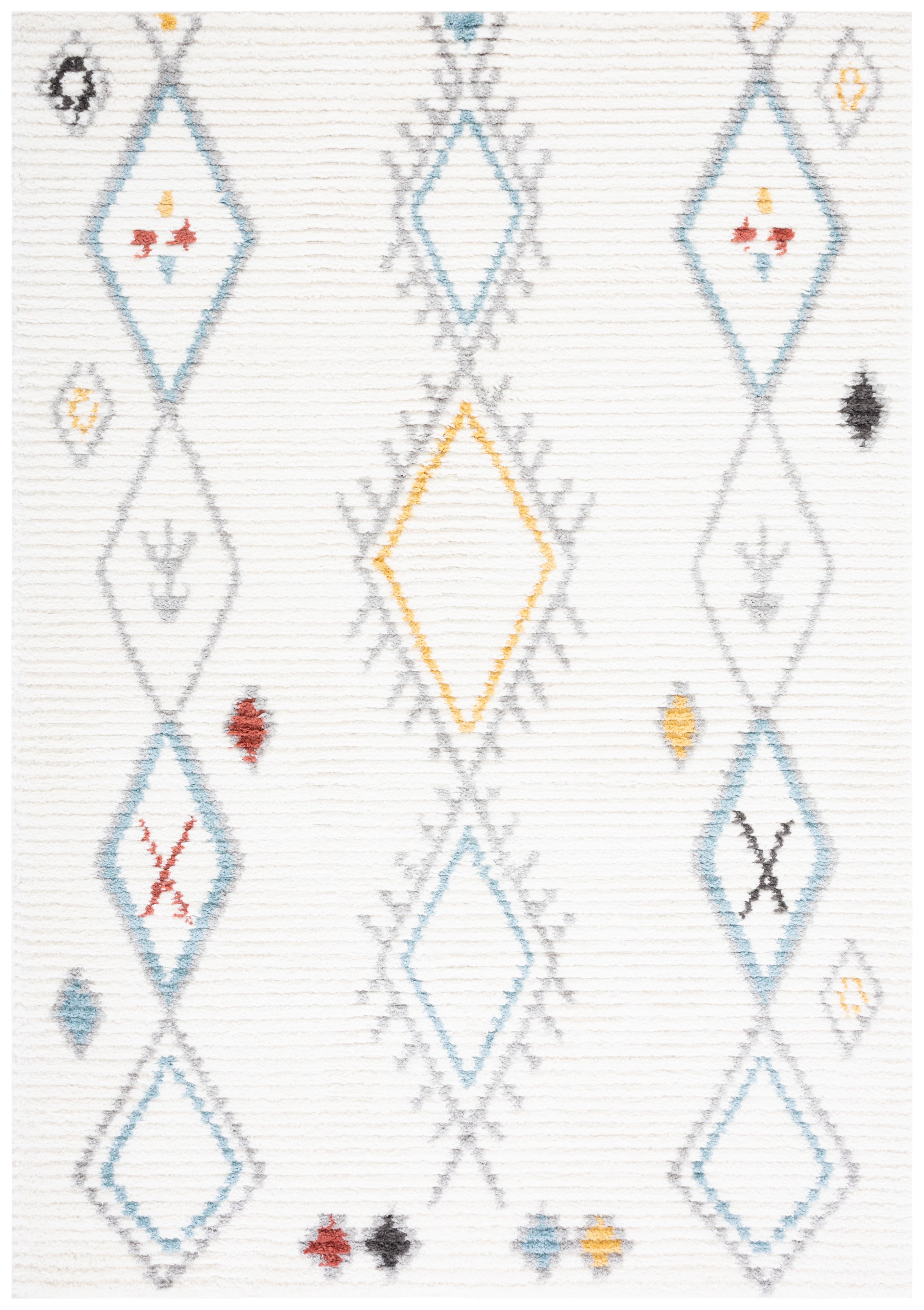 Marrakesh MRK310 Power Loomed Area Rug - Ivory/Gray - 8'x10' - Safavieh.