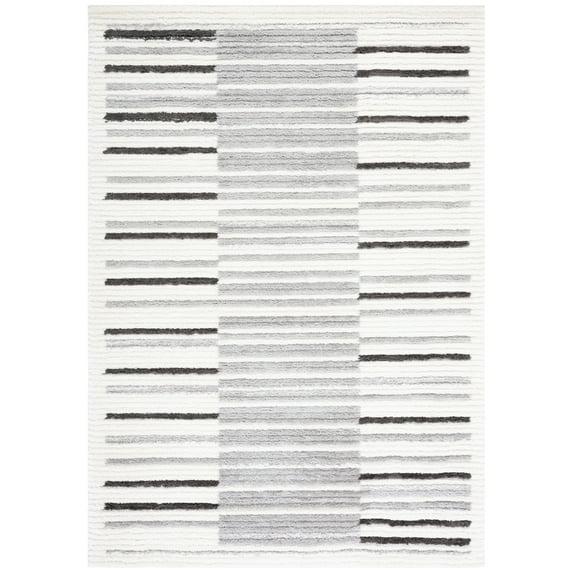 Marrakesh MRK308 Power Loomed Area Rug - Ivory/Gray - 5'5"x7'7" - Safavieh.