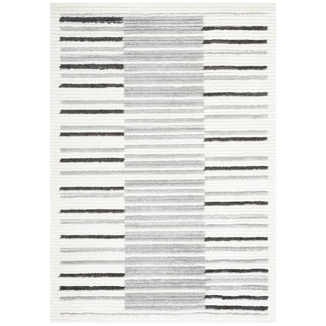 Marrakesh MRK308 Power Loomed Area Rug - Ivory/Gray - 5'5"x7'7" - Safavieh.