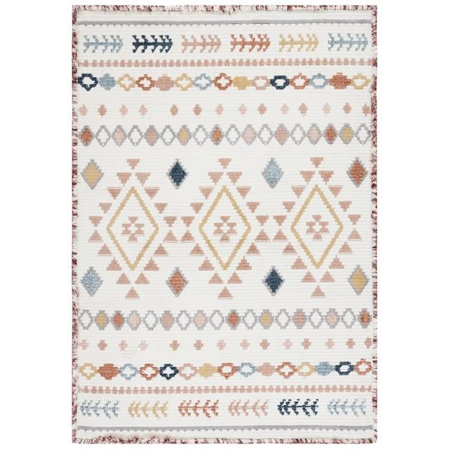 Marrakesh MRK606 Power Loomed Area Rug - Ivory/Multi - 4'x6' - Safavieh.
