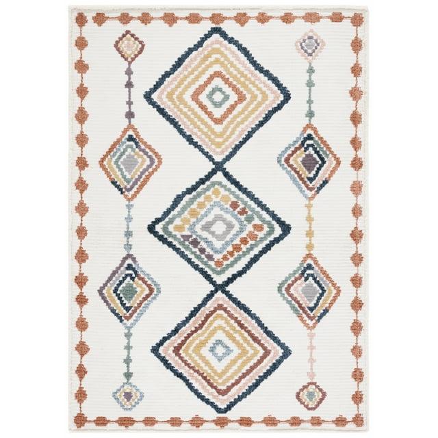 Marrakesh MRK616 Power Loomed Area Rug - Ivory/Multi - 8'9"x11'9" - Safavieh.