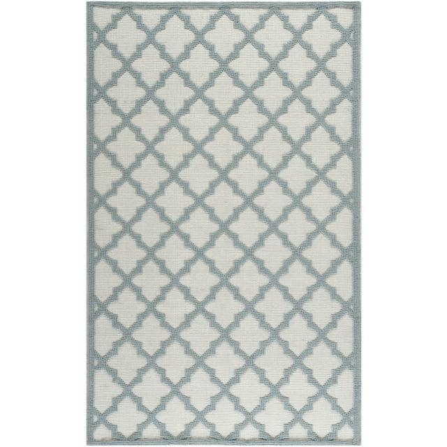 Martha Stewart Puzzle Hand Woven Wool Geometric Rug
