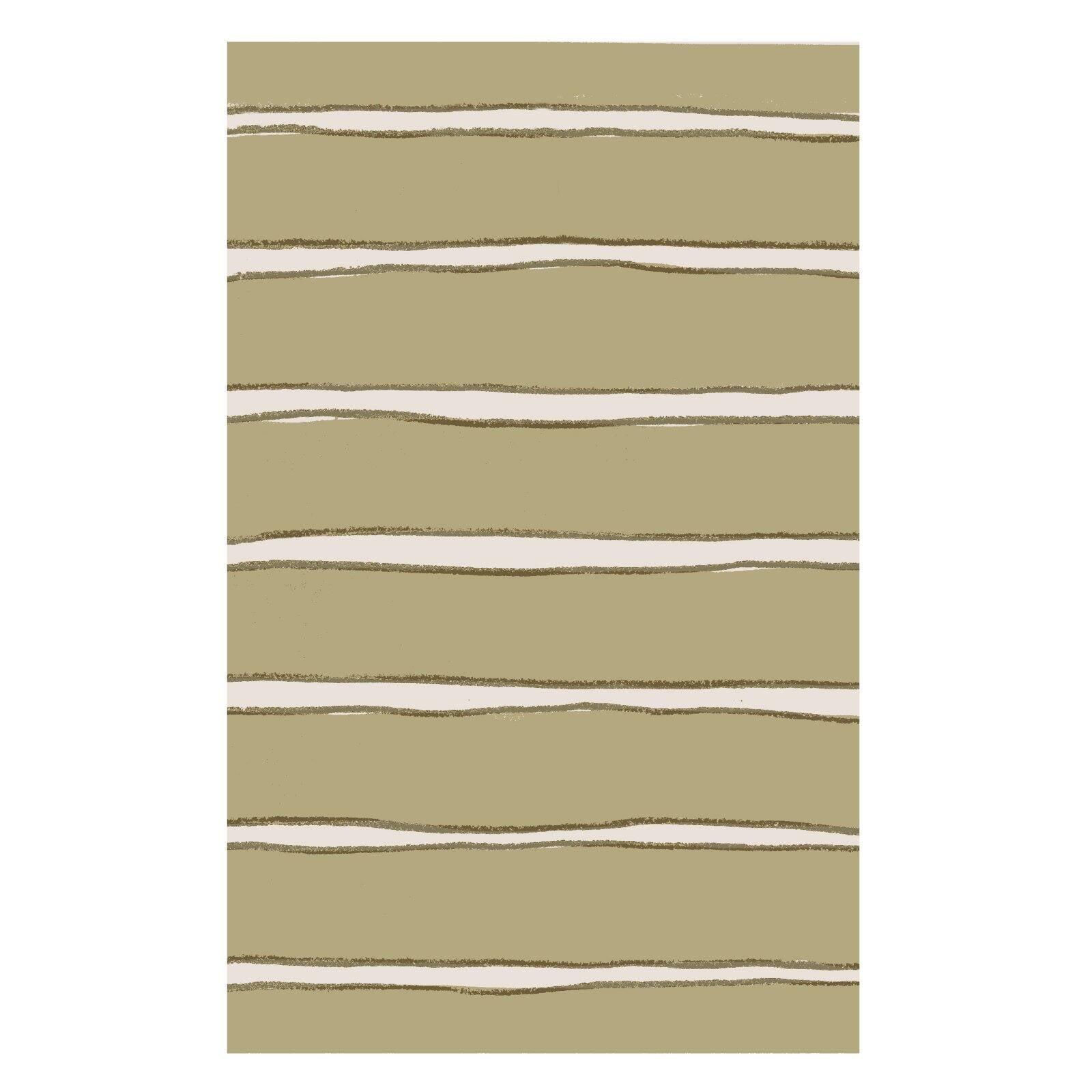 SAFAVIEH Martha Stewart Chalk Stripe Area Rug, Toffee Gold, 9'6" x 13'6"