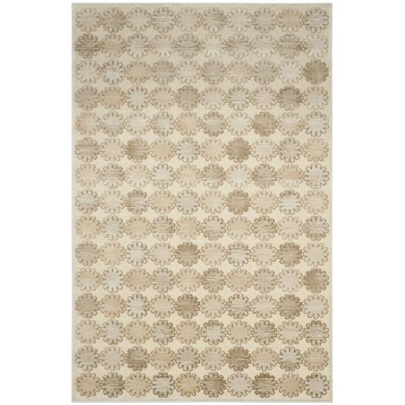 Martha Stewart Collection - MSR7430 - Indoor Power Loomed Accent Rugs - Stone/Cream - 3'3"x5'3"