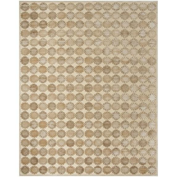 Martha Stewart Collection - MSR7430 - Indoor Power Loomed Area Rugs - Stone/Cream - 8'x10'