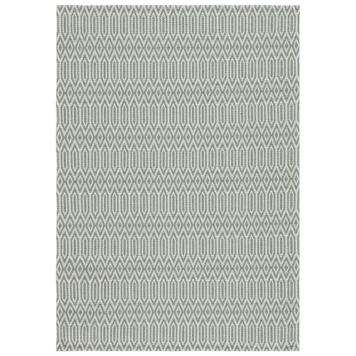 Martha Stewart 405 Cotton Geometric Rug