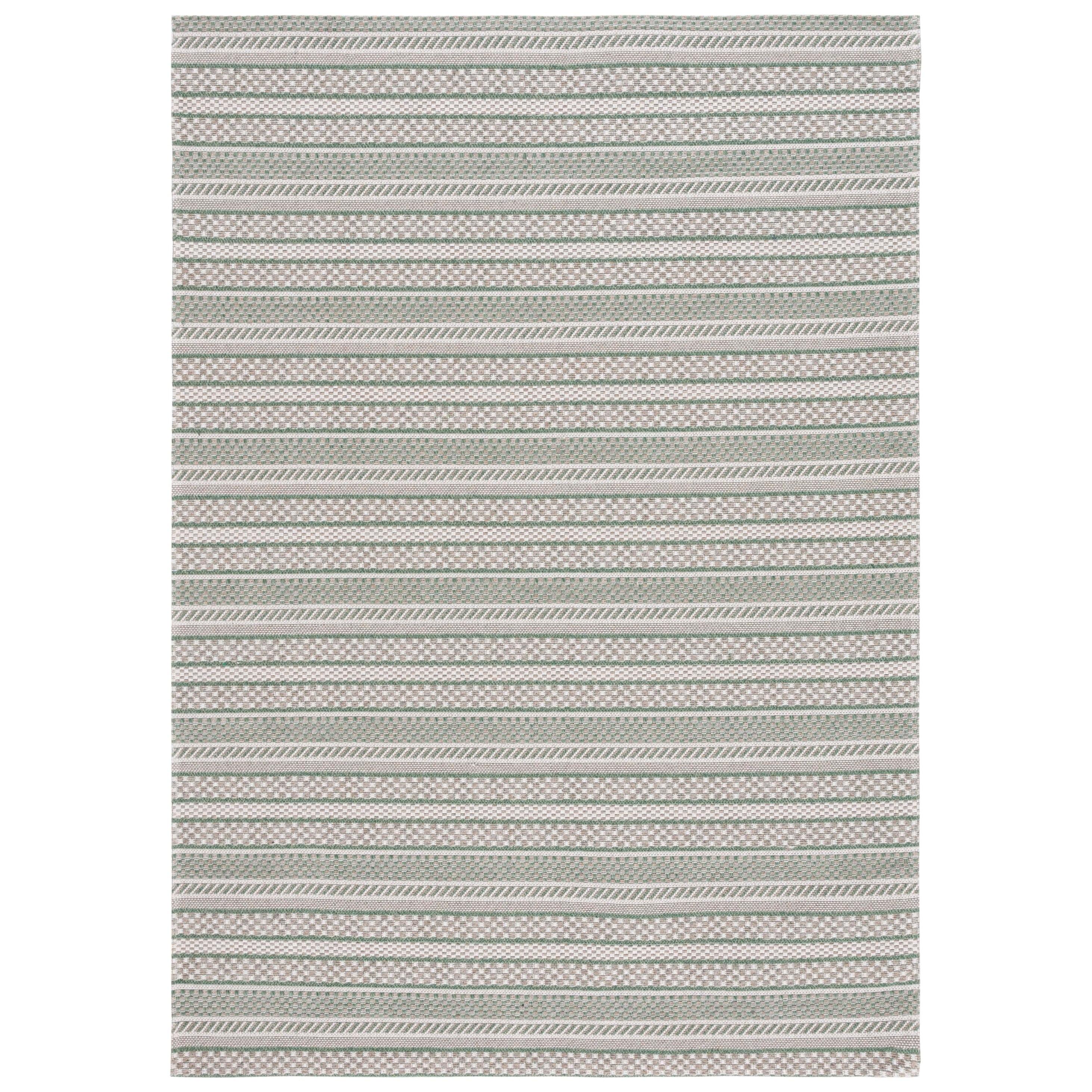 Martha Stewart Rugs Martha Stewart 412 100% Cotton Striped Rug