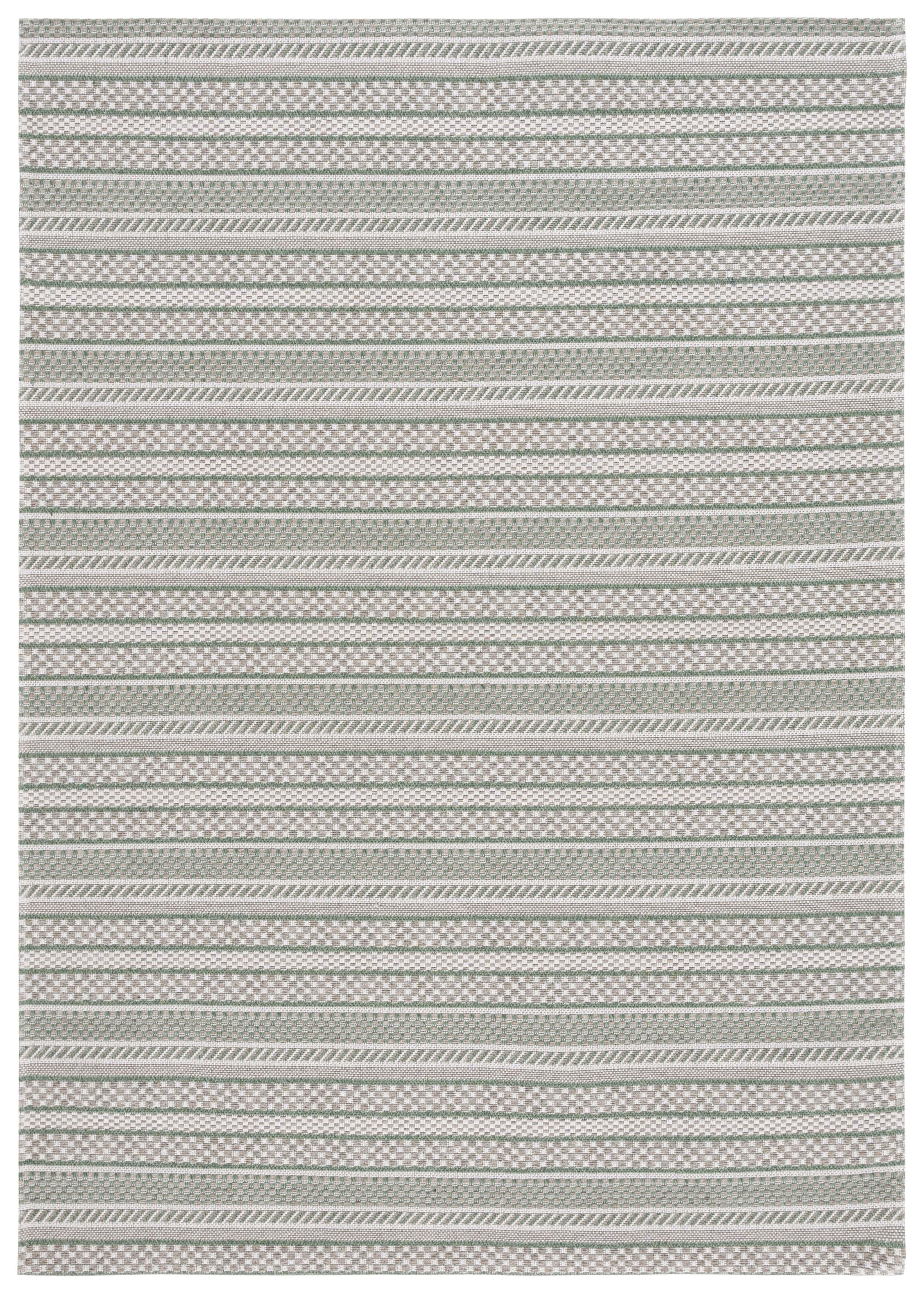 Martha Stewart Rugs Martha Stewart 412 100% Cotton Striped Rug