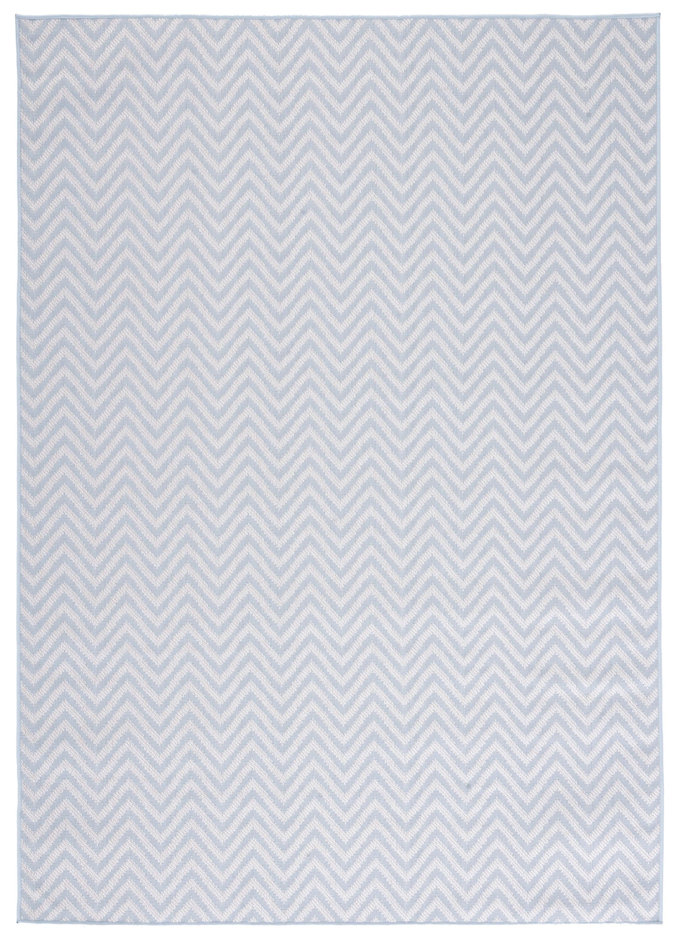 Flatweave Machine Washable Chevron Rug