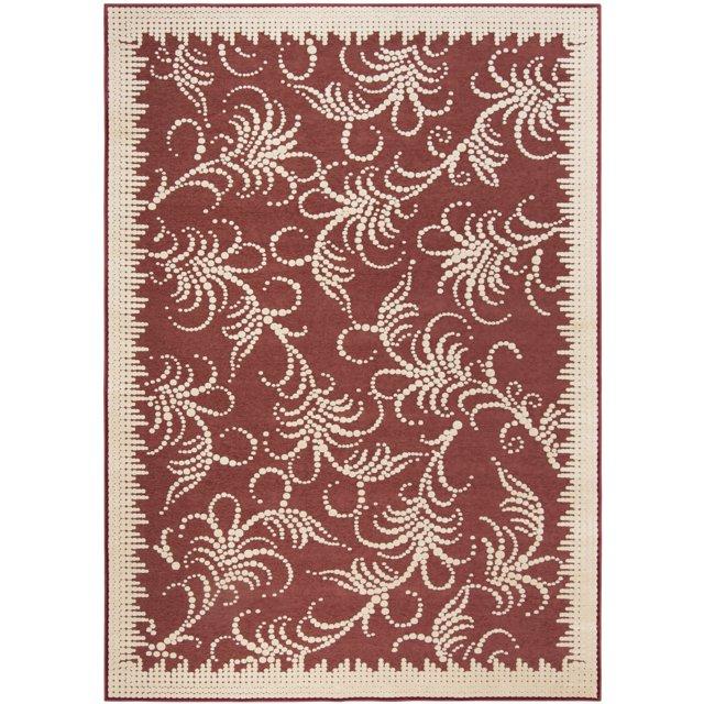 Fountain Swirl Martha Stewart Performance Floral Rug