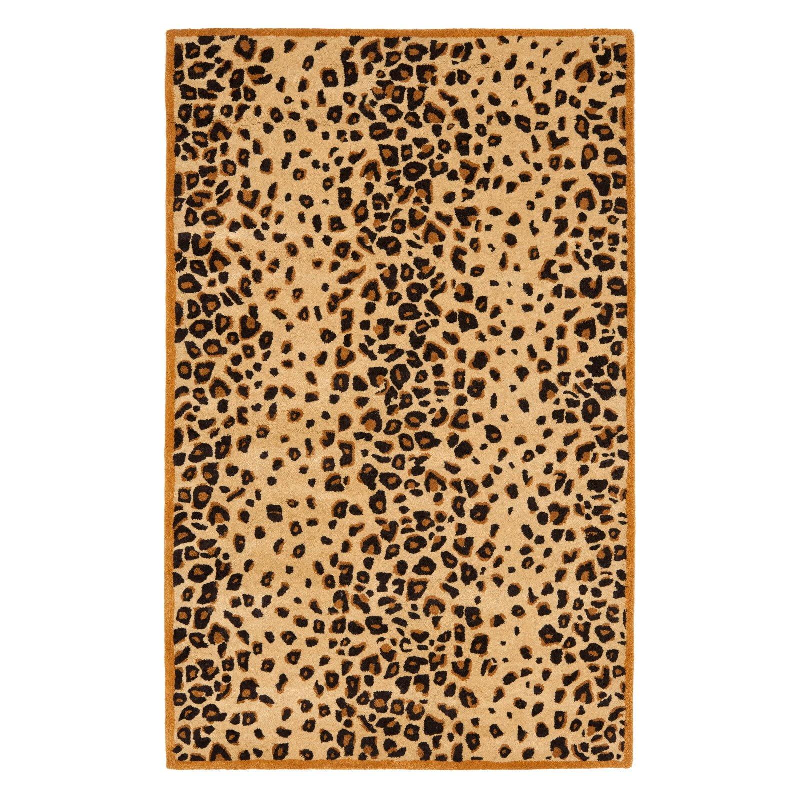 SAFAVIEH Martha Stewart Kalahari Spotted Area Rug, Teak, 4' x 6'