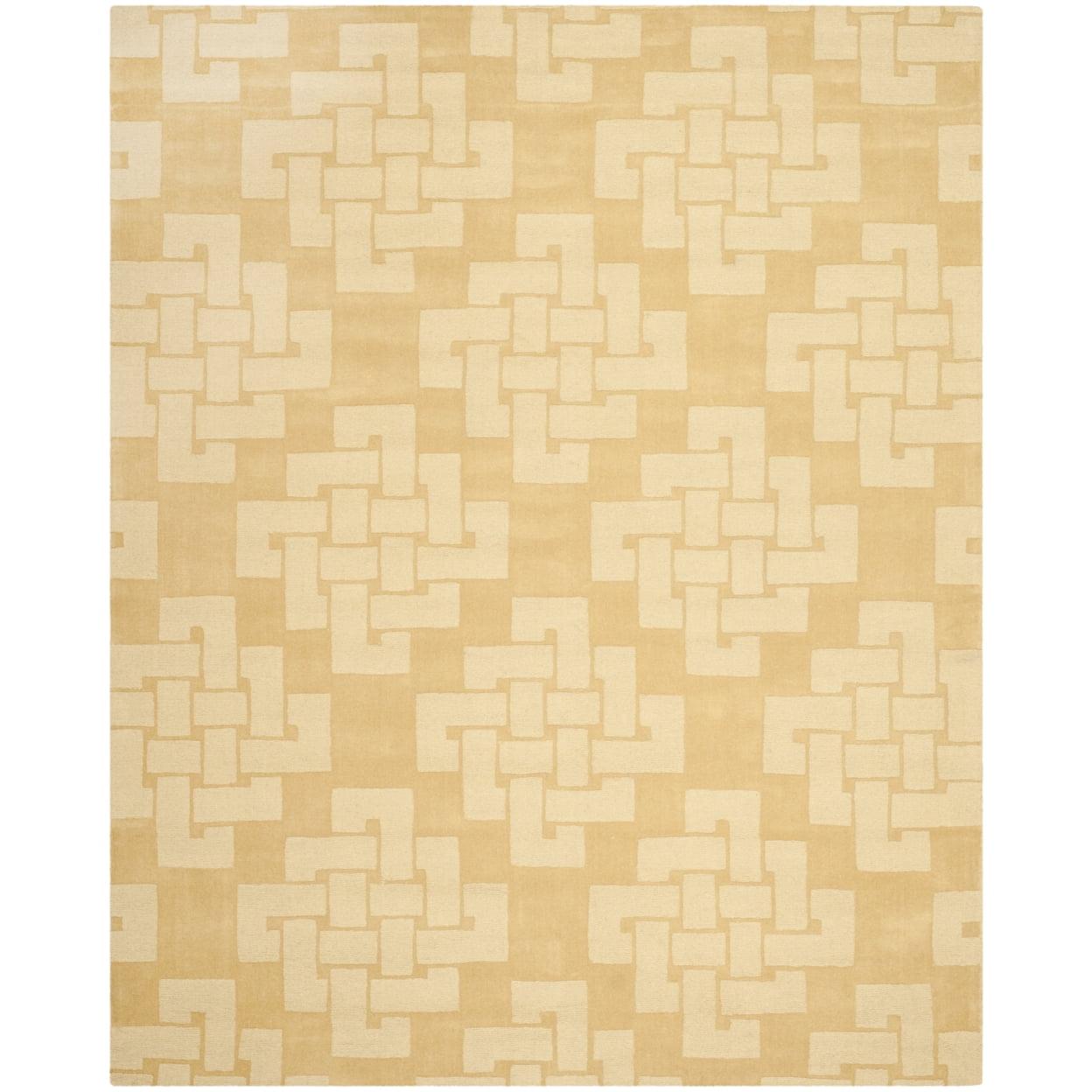 Martha Stewart Hand Tufted Wool Pile Geometric Rug