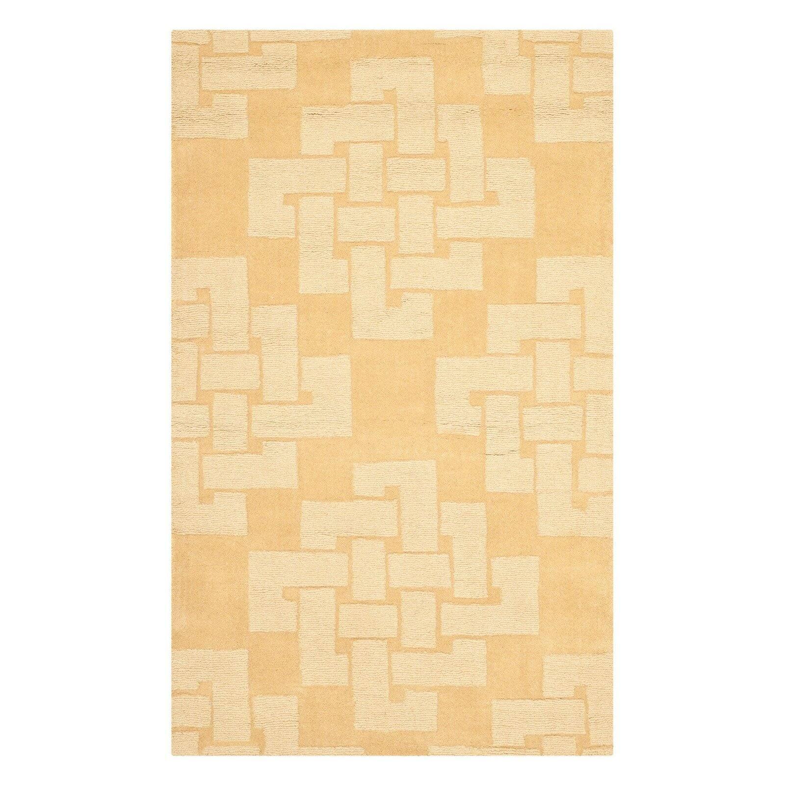 Martha Stewart Hand Tufted Wool Pile Geometric Rug