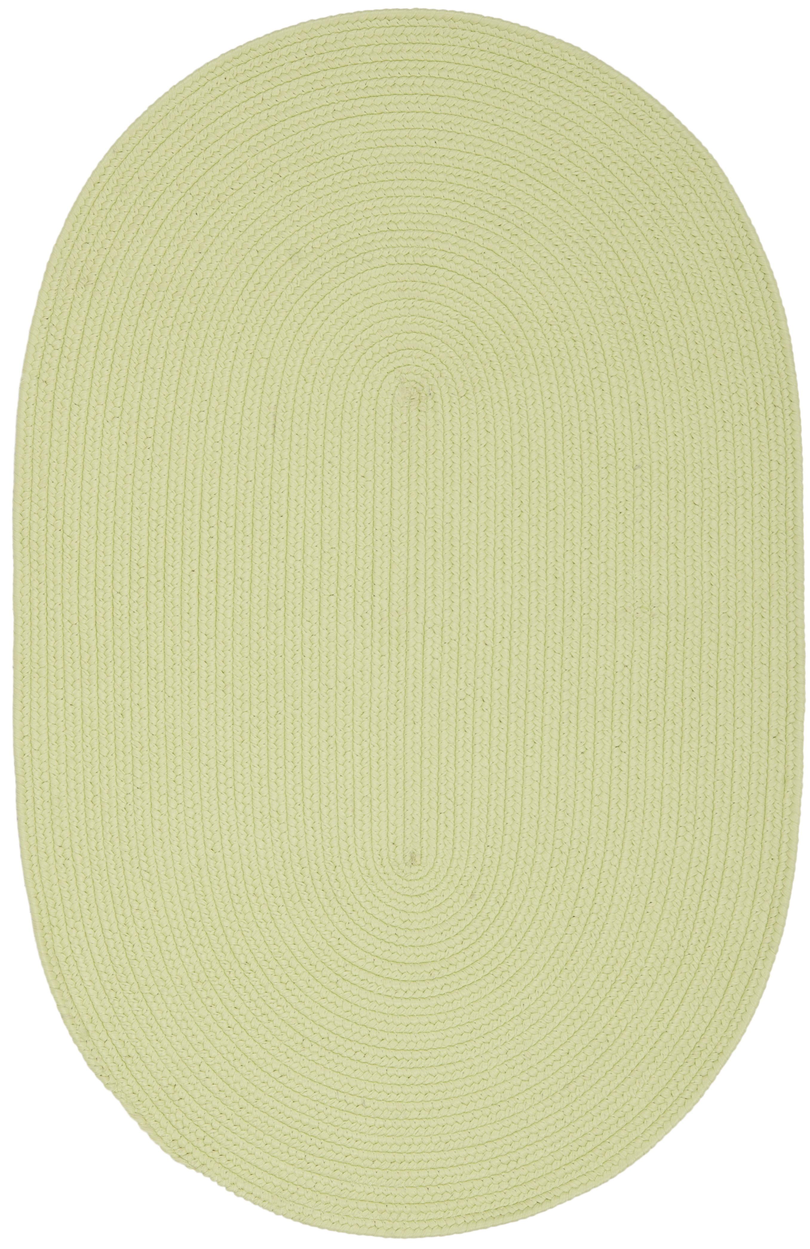 Eucalyptus Oval Braided Washable Synthetic Rug