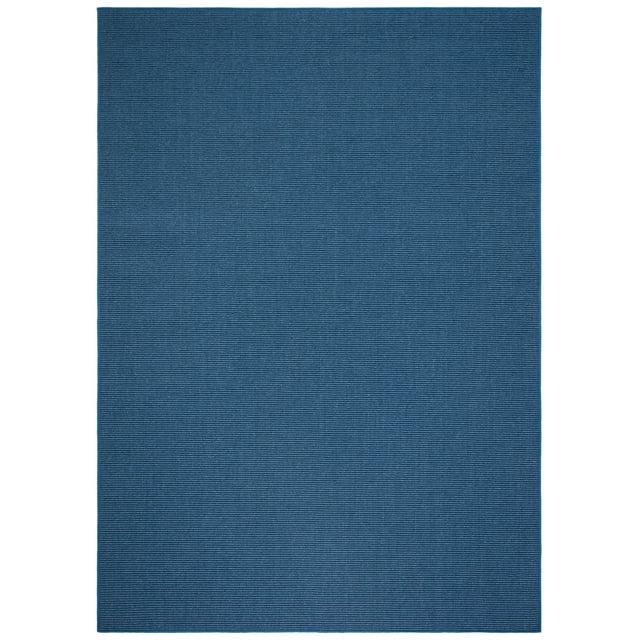 Martha Stewart Sisal/Jute Solid Color Rug in Blue