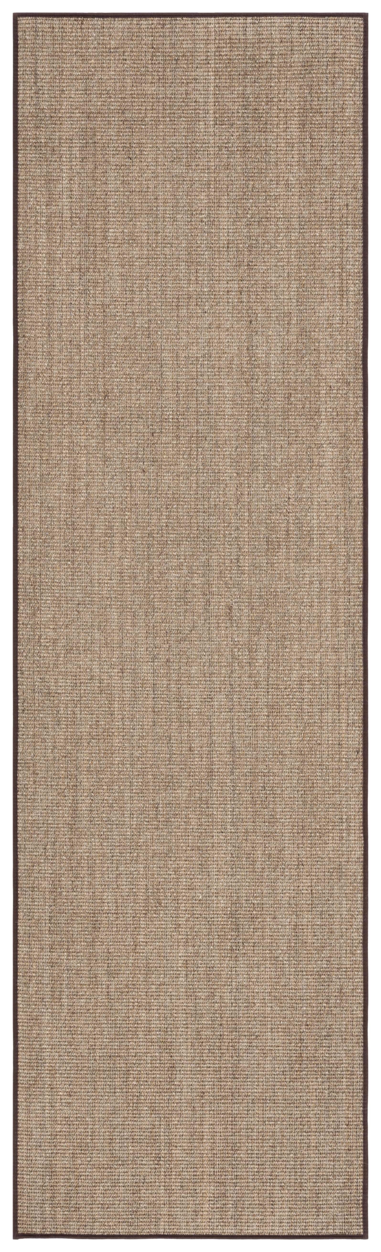 SAFAVIEH Martha Stewart Maximillian Solid Runner Rug, Light Brown, 2'3" x 8'