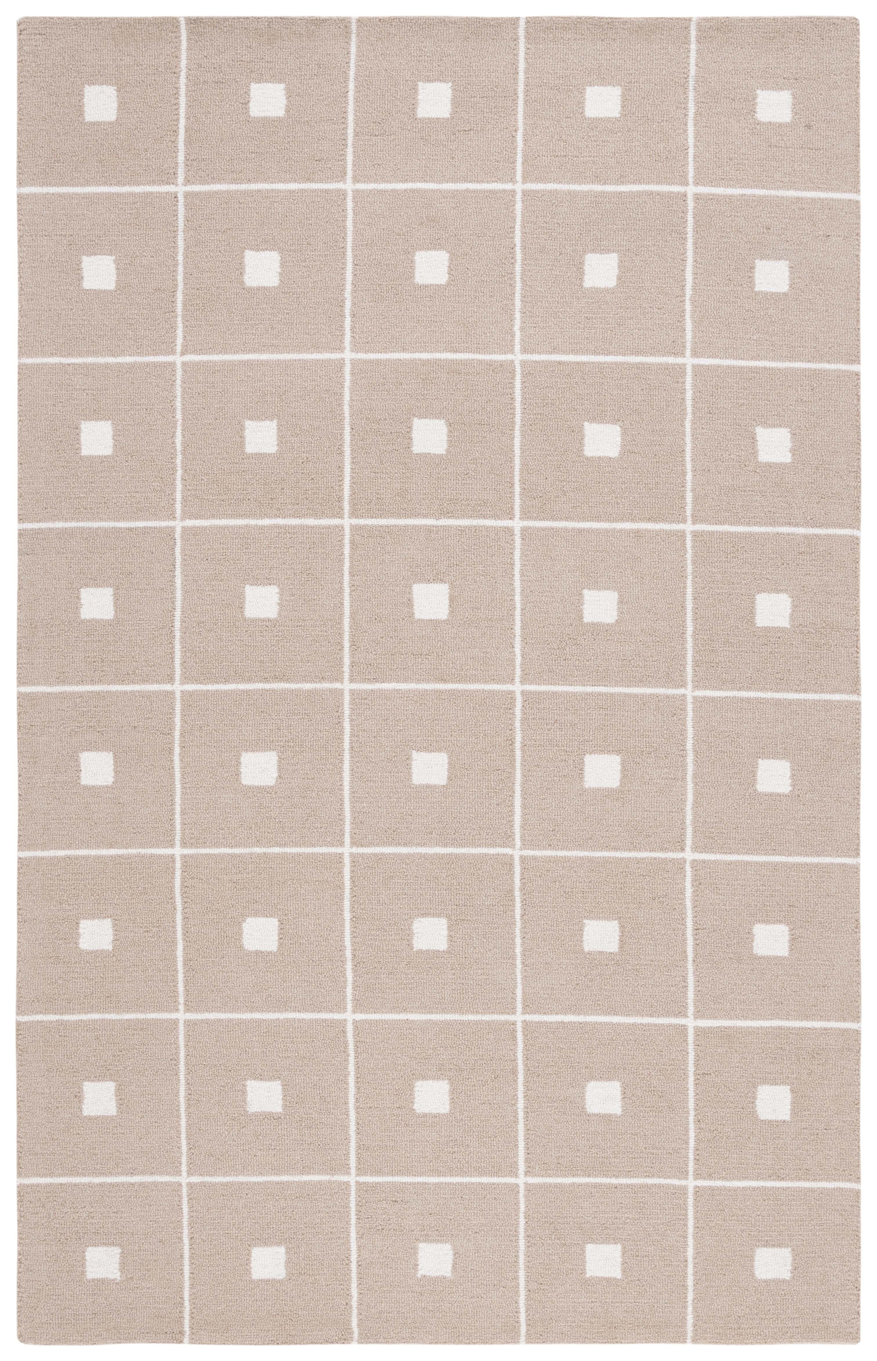 SAFAVIEH Martha Stewart Micro Loop Area Rug, Beige/Ivory, 5' x 8'