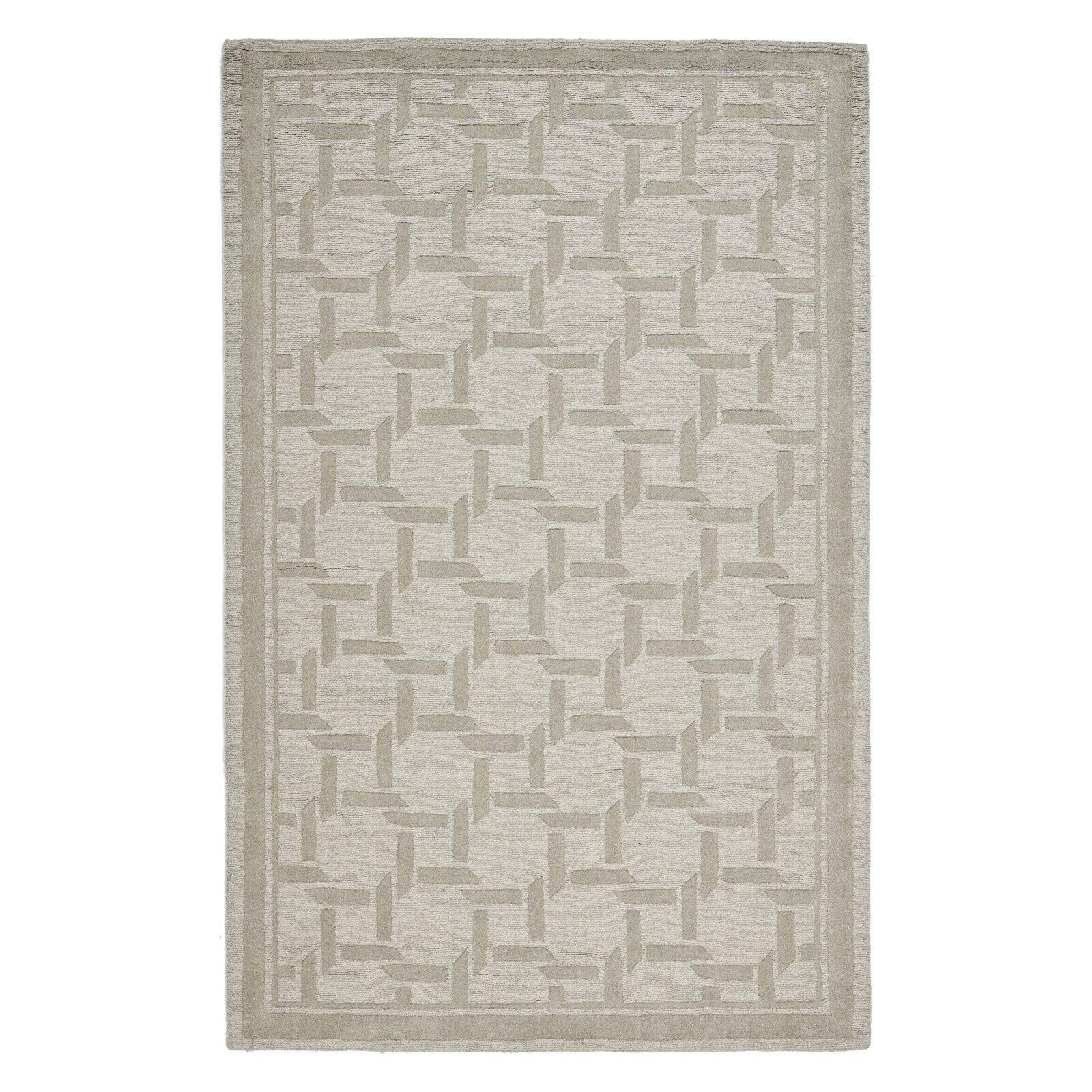 Resort Martha Stewart Hand Tufted Wool Geometric Rug