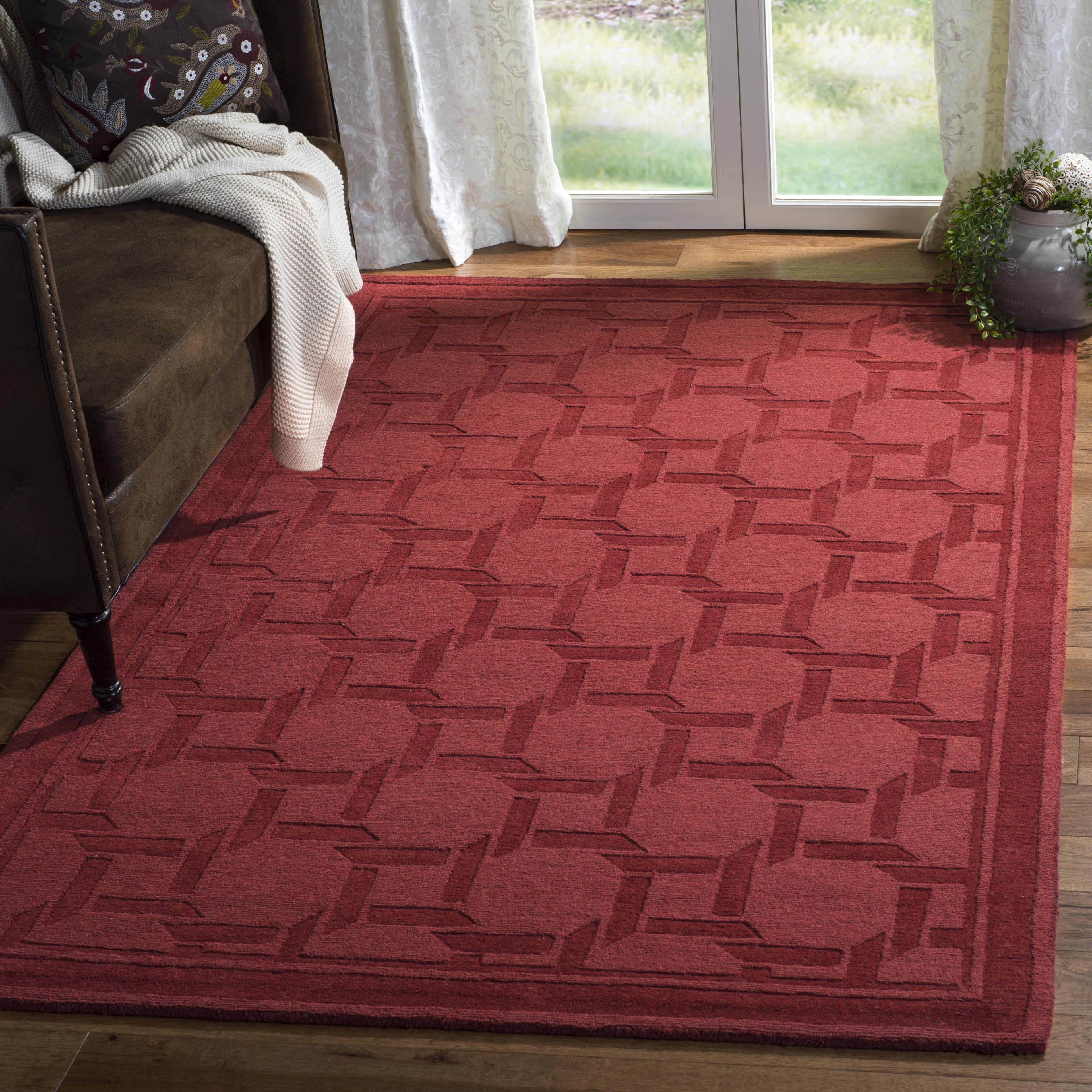 Resort Martha Stewart Hand Tufted Wool Geometric Rug