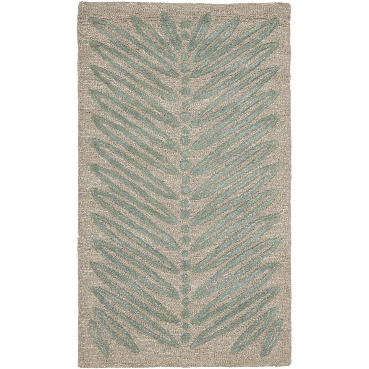 Hand Tufted Wool Geometric Rug