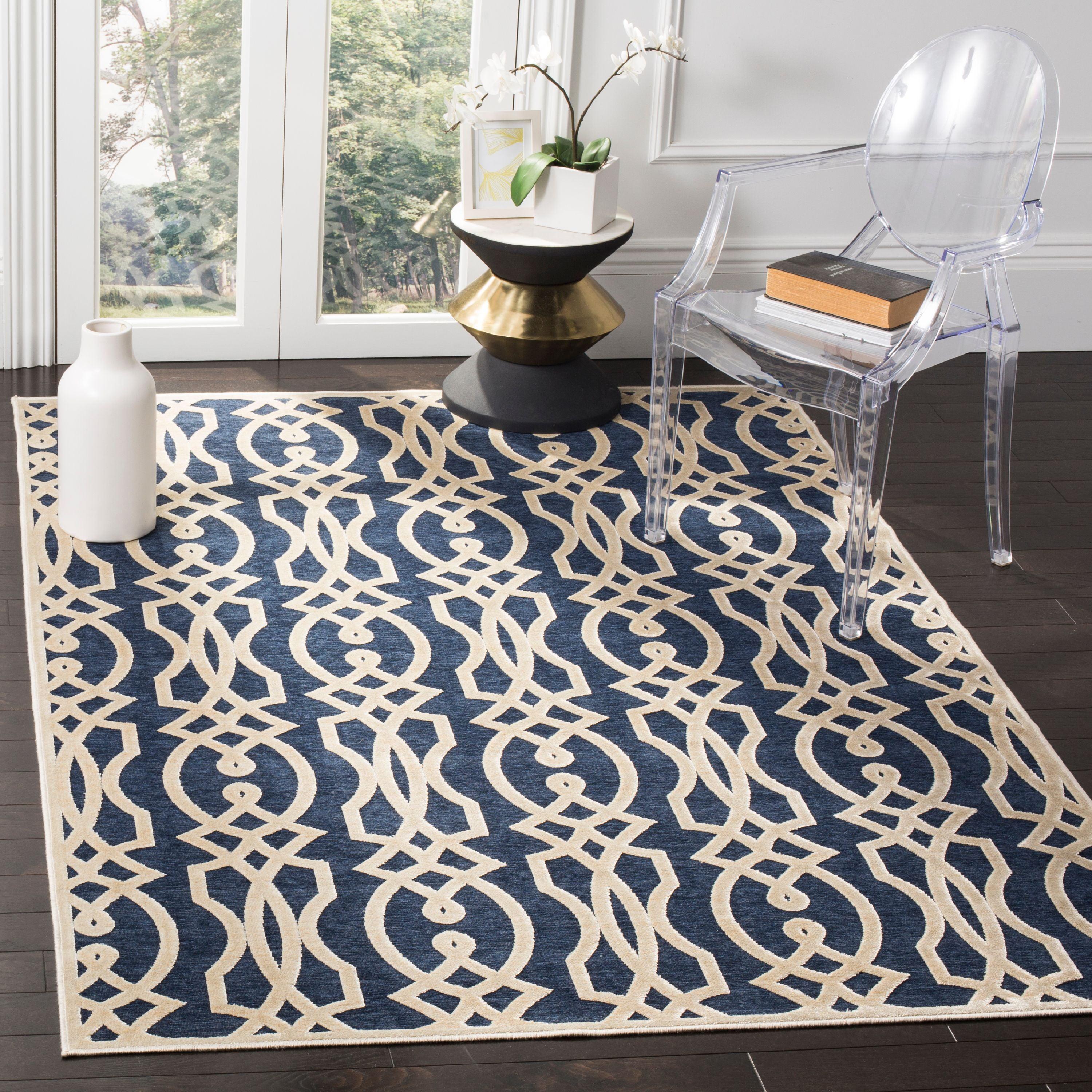 Martha Stewart Performance Geometric Rug