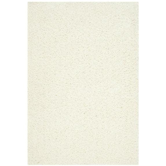 Athens Shag SGA119 Power Loomed Indoor Accent Rug - Off White - 4'x6' - Safavieh