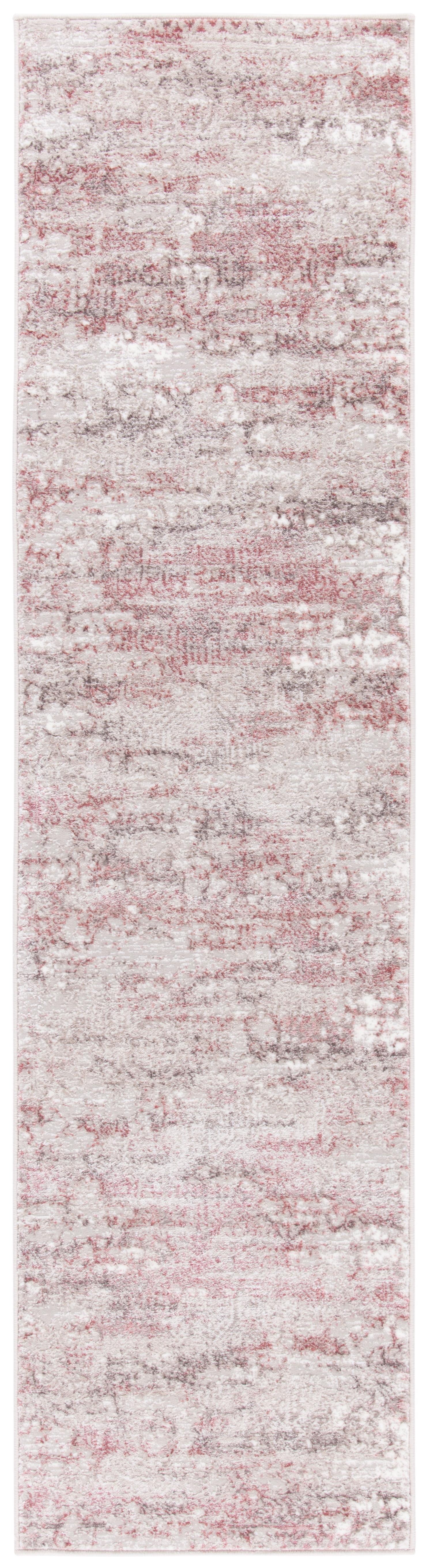 Meadow 500 MDW585 Power Loomed Indoor Runner Rug - Beige/Pink - 2'x7' - Safavieh