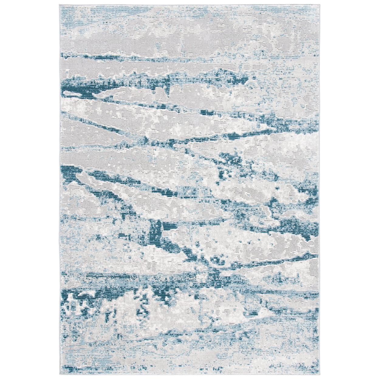Meadow MDW560 Power Loomed Area Rug - Light Grey/Blue - 8'x10' - Safavieh.