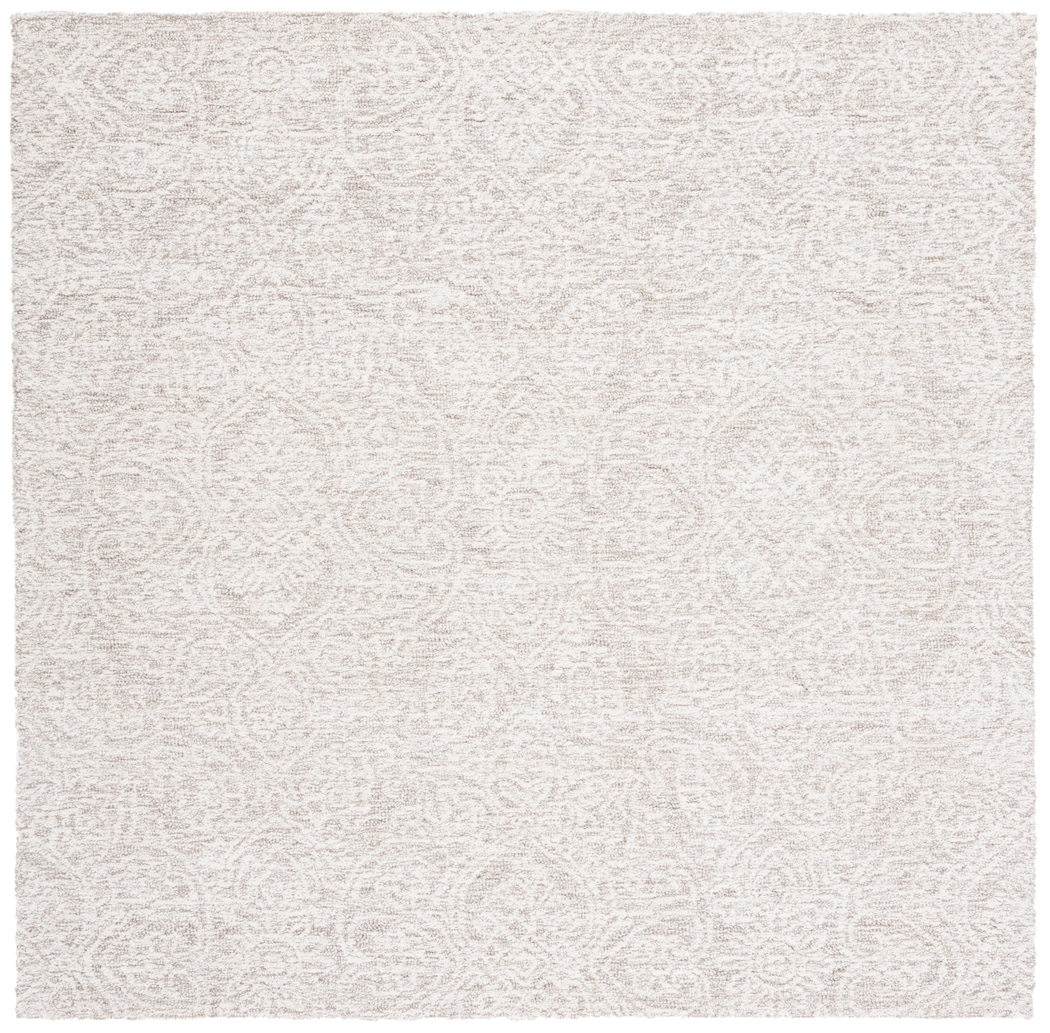 SAFAVIEH Metro Aditi Medallion Area Rug, Natural/Ivory, 8' x 8' Square